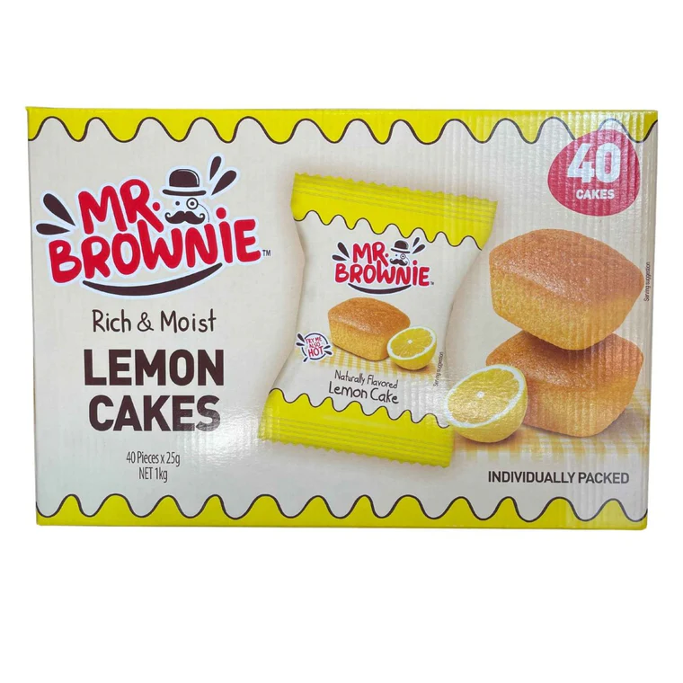 コストコ Mr. Brownie ミスターブラウニー リッチ&モイスト レモンケーキ 40個入り 徹底レビュー