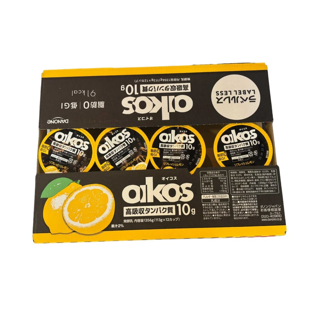 コストコで今売れているOikos ​（オイコス）​プロテインヨーグルトの新味リフレッシュレモン！